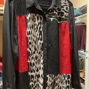 Chico’s patchwork shirt, size 3